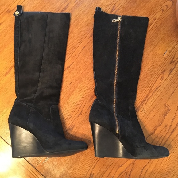 Tory Burch “loved” High knee wedge boots - Picture 1 of 8